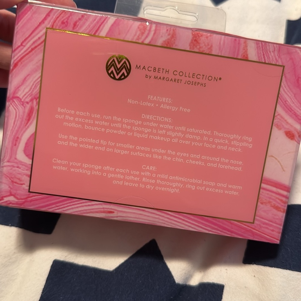 5/$25 SALE! Margaret Josephs beauty sponge trio - Picture 2 of 2